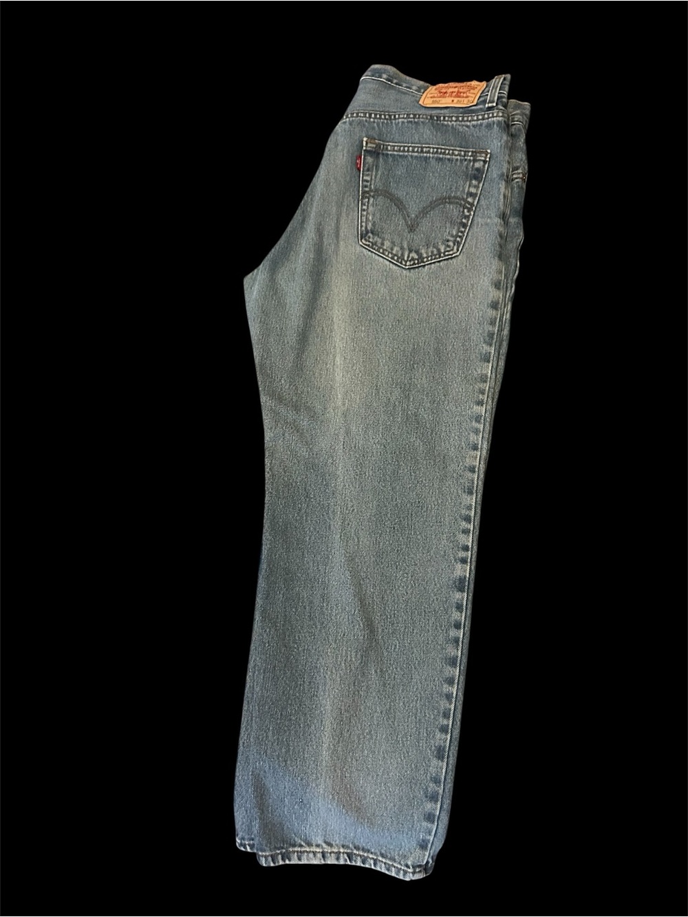 Levi's Men's Light Blue Relaxed Straight Jeans 550